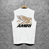 Amiri tank top mottled pegasus print