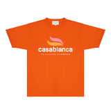 Casablanca T Shirts Fashion Print Street