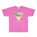 Casablanca T Shirts Fashion Print Street