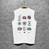 Amiri tank top medal set printing