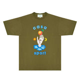 Casablanca T Shirts Fashion Print Street