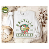 Versatile Casual Printed Crew Neck Long Sleeve Sweater