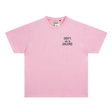 Gallery Dept T Shirts round Neck Short Sleeve T-shirt Pure Cotton