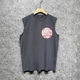 Amiri tank top circle sketch printing