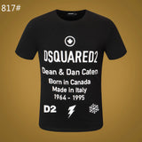 Dsq2 T Shirt Casual Sports Printed Short Sleeve Summer Men