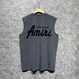 Amiri tank top pure letterprinting