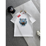 KENZO T Shirt Summer Tiger Head Casual