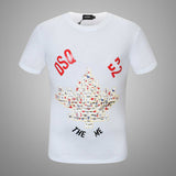 Dsq2 T Shirt Casual Sports Printed Short Sleeve Summer Men