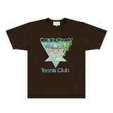 Casablanca T Shirts Fashion Print Street