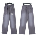 Mens trendy Hoodie & Pants Vintage Washed Old Hooded Sweater Hoodie
