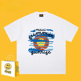 Drew T Shirts Face Graffiti Printing