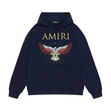 Amiri Hoodie Printed Trendy Pure Cotton