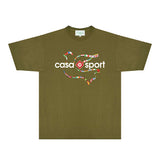 Casablanca T Shirts Fashion Print Street