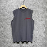 Amiri tank top mottled pegasus print