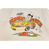 Synaworld T Shirts central cee rabbit car print casual loose t-shirt