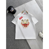 KENZO T Shirt Summer Tiger Head Casual
