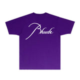 Rhude T Shirts Printed Trendy Pure Cotton