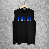 Amiri tank top gradient simple letter printing