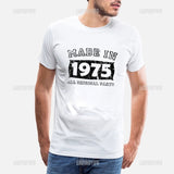 Vintage 1975 Limited Edition Men T Shirts Retro Classic