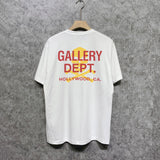 Gallery Dept T Shirt Retro Printed Loose Short-Sleeved Shirt