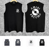 Amiri tank top radar sonic printing