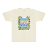Casablanca T Shirts Fashion Print Street