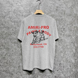 Amiri t shirts bull printing short sleeve