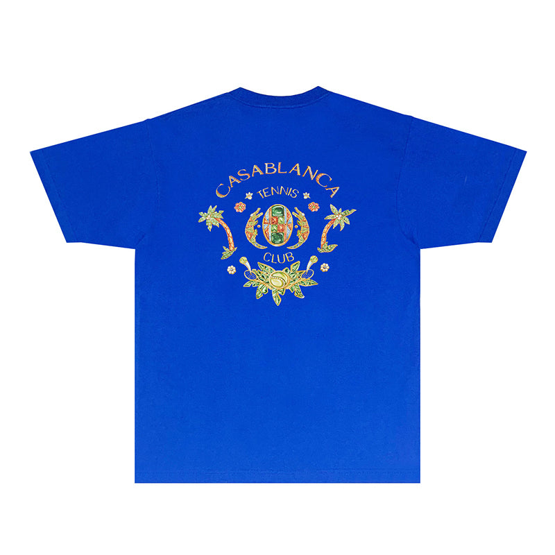 Casablanca T Shirts Fashion Print Street