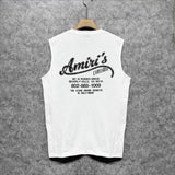 Amiri tank top bone crack print