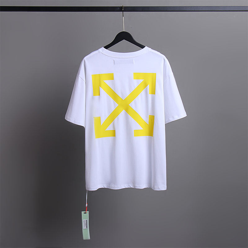 Off White T Shirts Religious Angel Oil Painting Short Sleeves