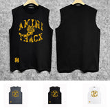 Amiri tank top winged flying shoe print