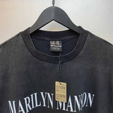 SAINT MICHAEL Vintage T Shirt FALSE PERCEPTION x Marilyn Manson Lightning Vintage Short Sleeve