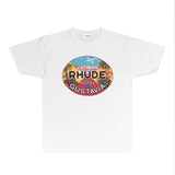 Rhude T Shirts Printed Trendy Pure Cotton