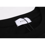 Rhude T Shirt Storms Never Last HD Rose Magic Mirror Printing
