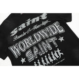 Unisex T-Shirts Saint Michael Fashion Loose Tee