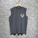 Amiri tank top black panther print