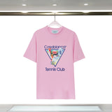 Casablanca T Shirts Spring Summer CASA Sea Fish Alphabet Starry Sky