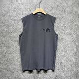 Amiri tank top with overlapping letter print