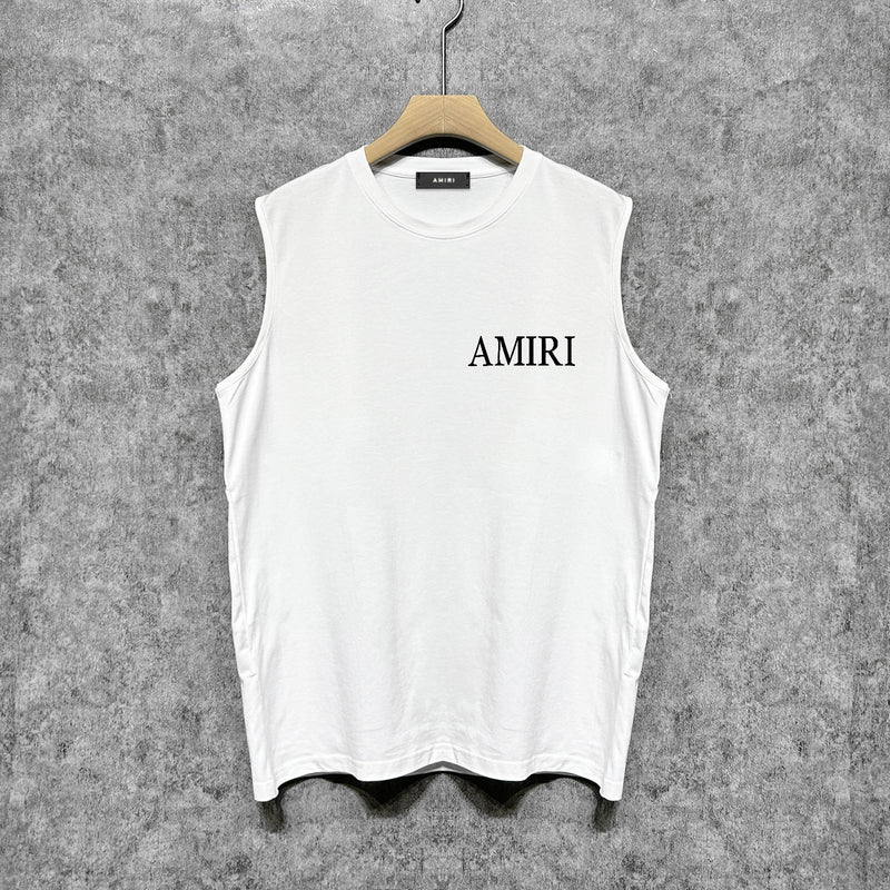Amiri tank top beach chair printing