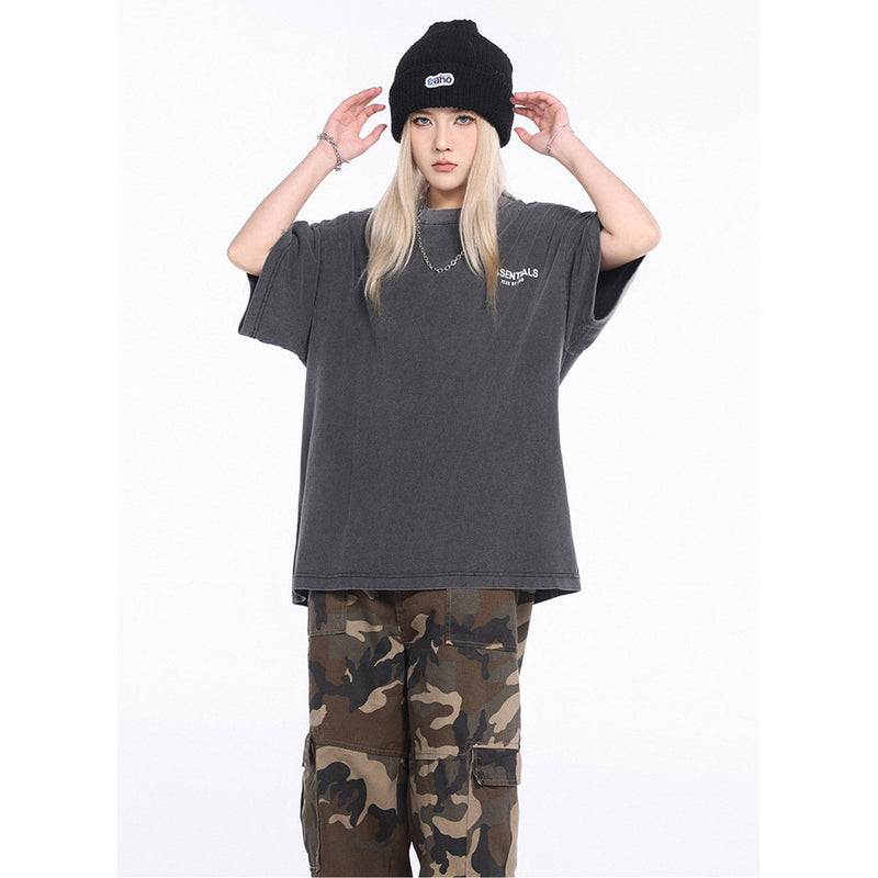 Unisex T-Shirts FOG VINTAGE Cotton Loose T-Shirts