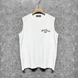 Amiri tank top sketch country printing