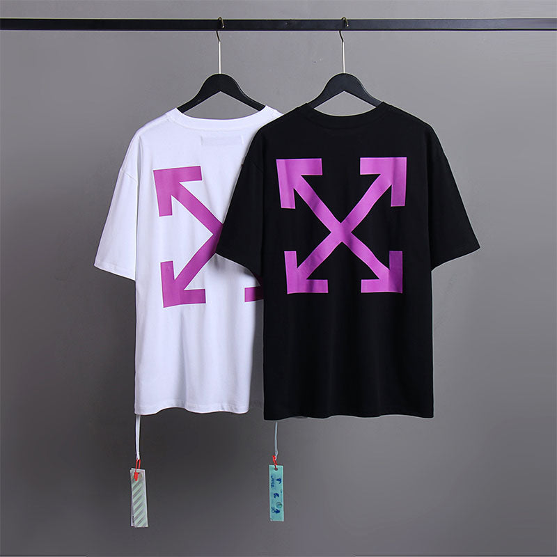 Off White T Shirts Religious Angel Oil Painting Short Sleeves