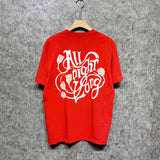 Amiri t shirts morning glory printing short sleeve