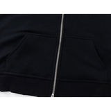 Rhude Hoodie Embroidered Loose-Fitting Hoodie Cardigan Sweater
