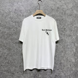 Amiri t shirts sanskrit printing short sleeve