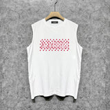 Amiri tank top cashew flower spider letterprinting