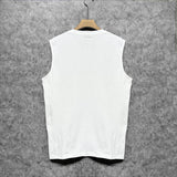 Amiri tank top colorless floral print