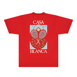Casablanca T Shirts Fashion Print Street