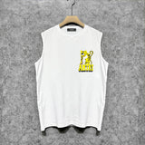 Amiri tank top tiger printing