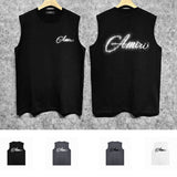 Amiri tank top gypsophila printing